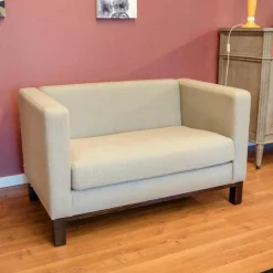 Lambert 2-Sitzer-Sofas|Sofa Stella Stoff Bratley Greige PG E Grau