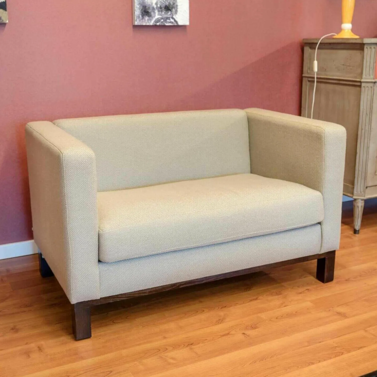 Lambert 2-Sitzer-Sofas|Sofa Stella Stoff Bratley Greige PG E Grau