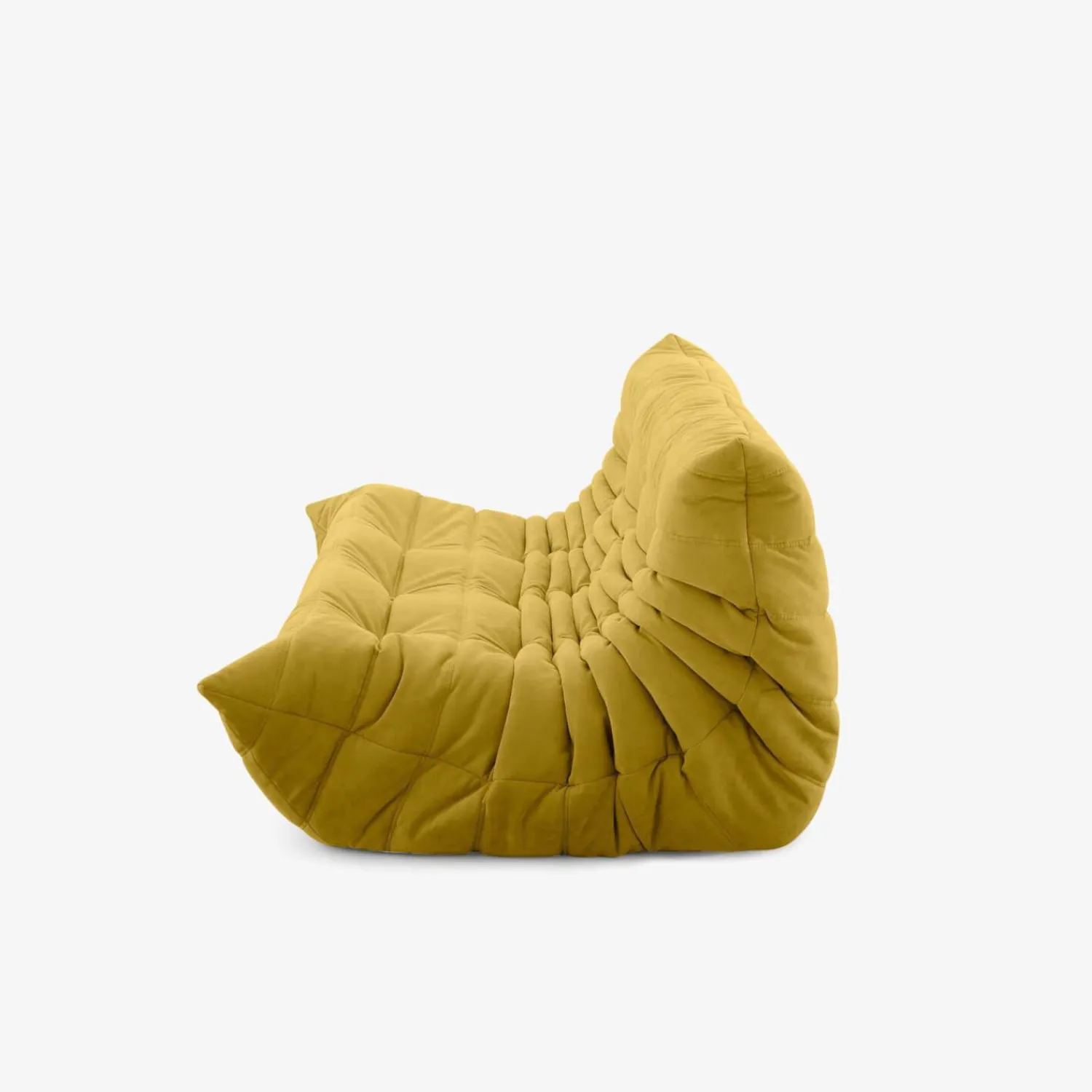 Ligne Roset 3-Sitzer-Sofas|Sofa Togo Stoff A Alcantara Curry Gelb