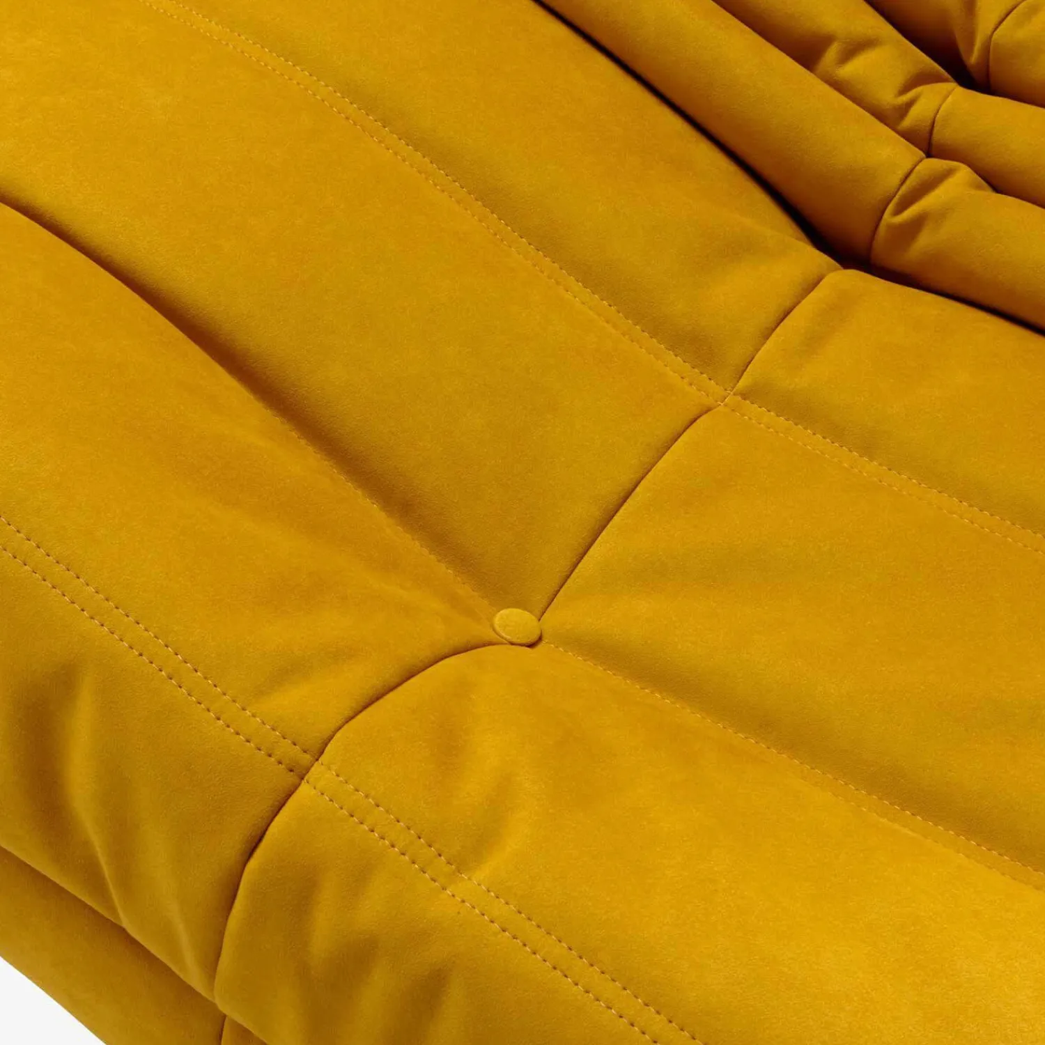 Ligne Roset 3-Sitzer-Sofas|Sofa Togo Stoff A Alcantara Curry Gelb