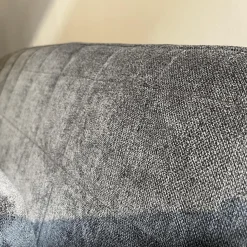 Brühl 2-Sitzer-Sofas|Sofa Und Hocker Airy Bezug Stoff 2813.95 Anthrazit Gestell Metall Chrom Glänzend