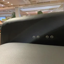 WK Wohnen Ecksofas|Sofa Venosa 660 Leder Montana Basalt Fuß 01 Brushed mit Relaxfunktionen