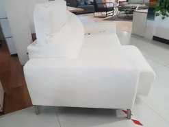 WK Wohnen 2-Sitzer-Sofas|Sofa Venosa Stoff Cl.4 Nevio Weiß mit Verstellfunktion