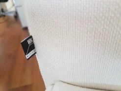 WK Wohnen 2-Sitzer-Sofas|Sofa Venosa Stoff Cl.4 Nevio Weiß mit Verstellfunktion