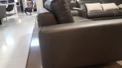 WK Wohnen 2-Sitzer-Sofas|Sofa WK660 Venosa Zweisitzer Leder Montana Basalto Grau