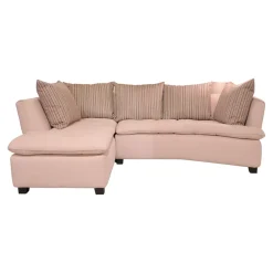 Domicil Ecksofas|Sofaecke Donna Stoff Cozy 073 mit Rückenkissen Stoff Ditton 05