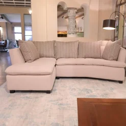 Domicil Ecksofas|Sofaecke Donna Stoff Cozy 073 mit Rückenkissen Stoff Ditton 05