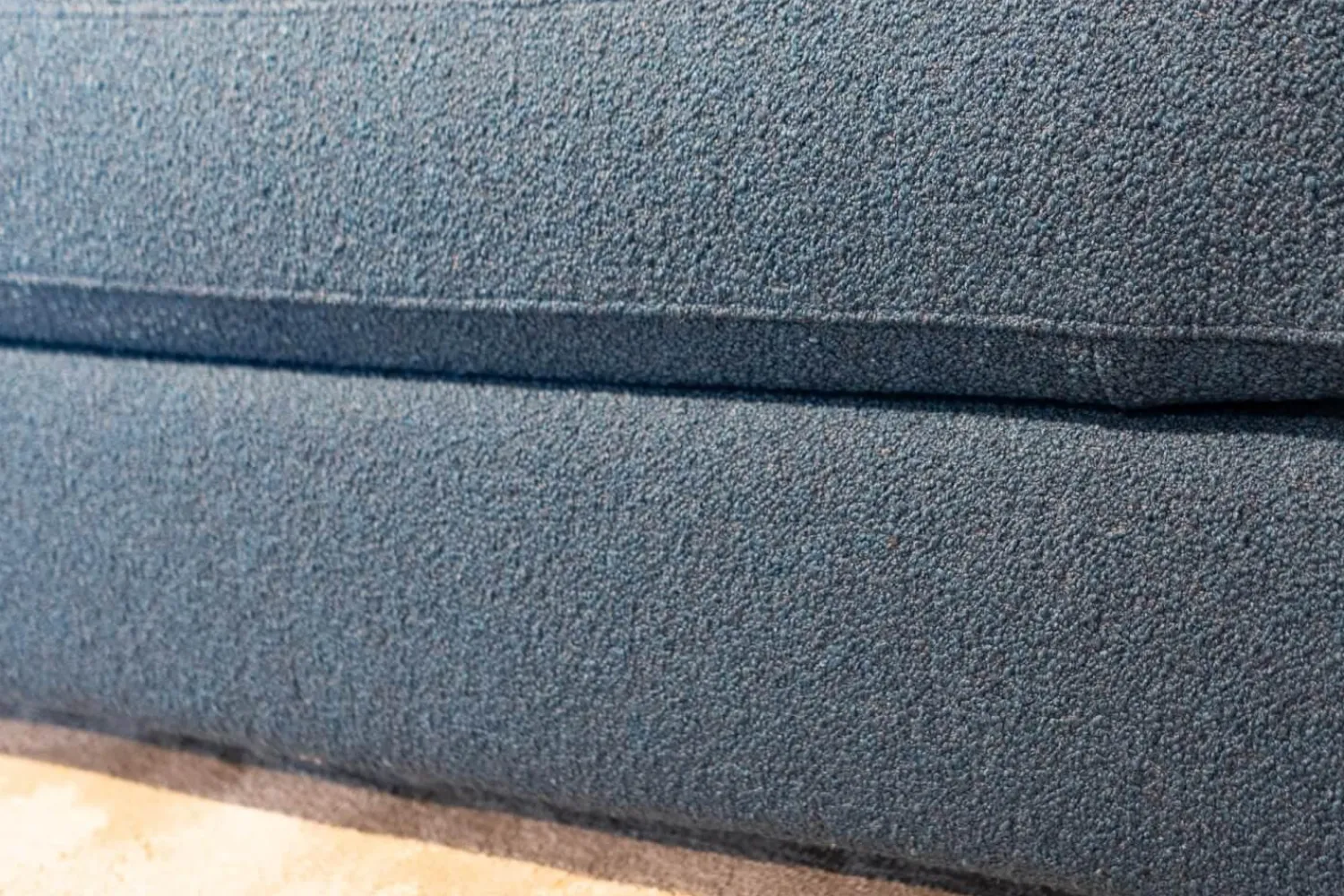 Weibelweibel 2-Sitzer-Sofas|Sofakombination Marlo Stoff Juna Petrolblau U1523J Blau Fuß Schwarz Mit Rückenkissen 903