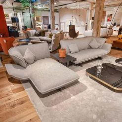 Cassina Ecksofas|Sofasystem Beam Stoff Marocco 13 Sabbia Untergestell Lackiertes Aluminium