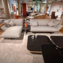 Cassina Ecksofas|Sofasystem Beam Stoff Marocco 13 Sabbia Untergestell Lackiertes Aluminium