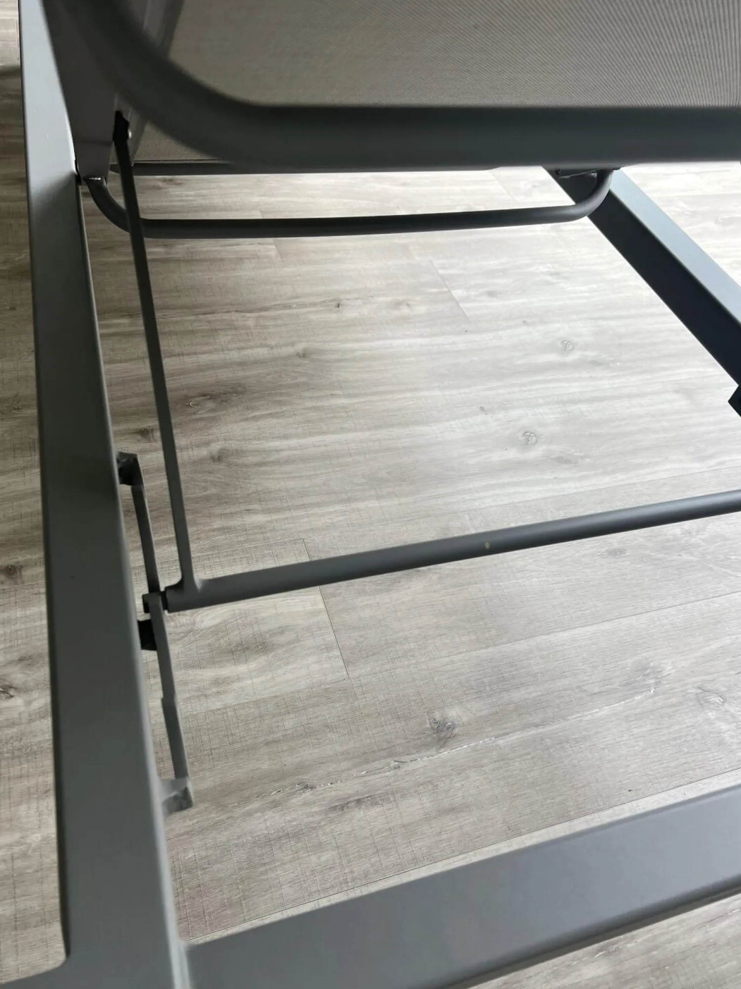 Cane Line Gartenliegen|Sonnenliege Relax Auflage Stoffe Natte Grey Grau Gestell Tex light Grey Grau