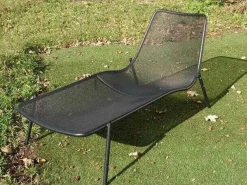 Emu Gartenliegen|Sonnenliege Round Stahl 24 Nero