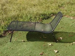 Emu Gartenliegen|Sonnenliege Round Stahl 24 Nero