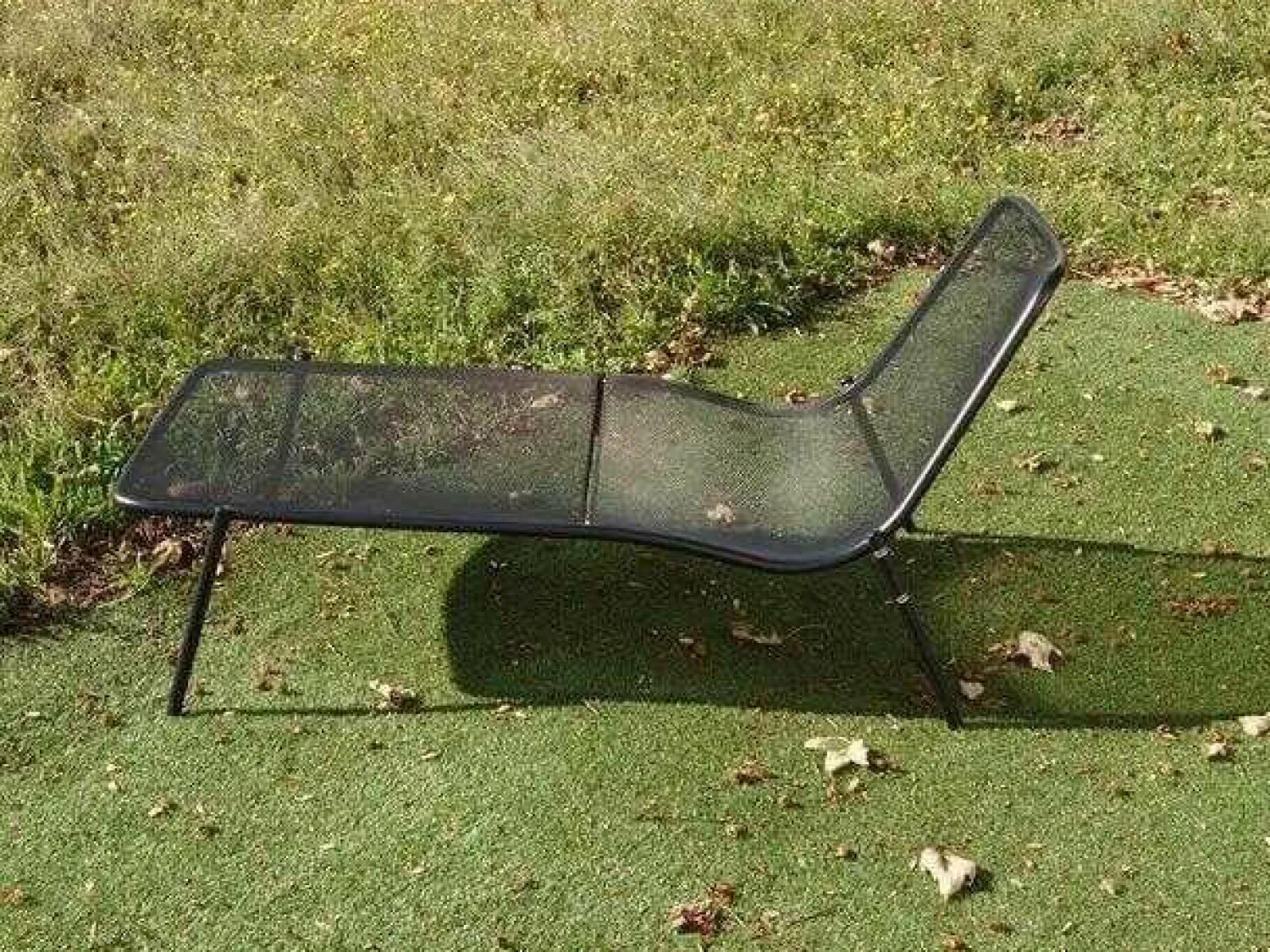 Emu Gartenliegen|Sonnenliege Round Stahl 24 Nero