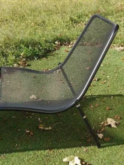 Emu Gartenliegen|Sonnenliege Round Stahl 24 Nero