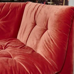 IP Design 2-Sitzer-Sofas|Soulmate Sofa 220/110 Stoff City Velvet Reloaded CA7832/063 Rot