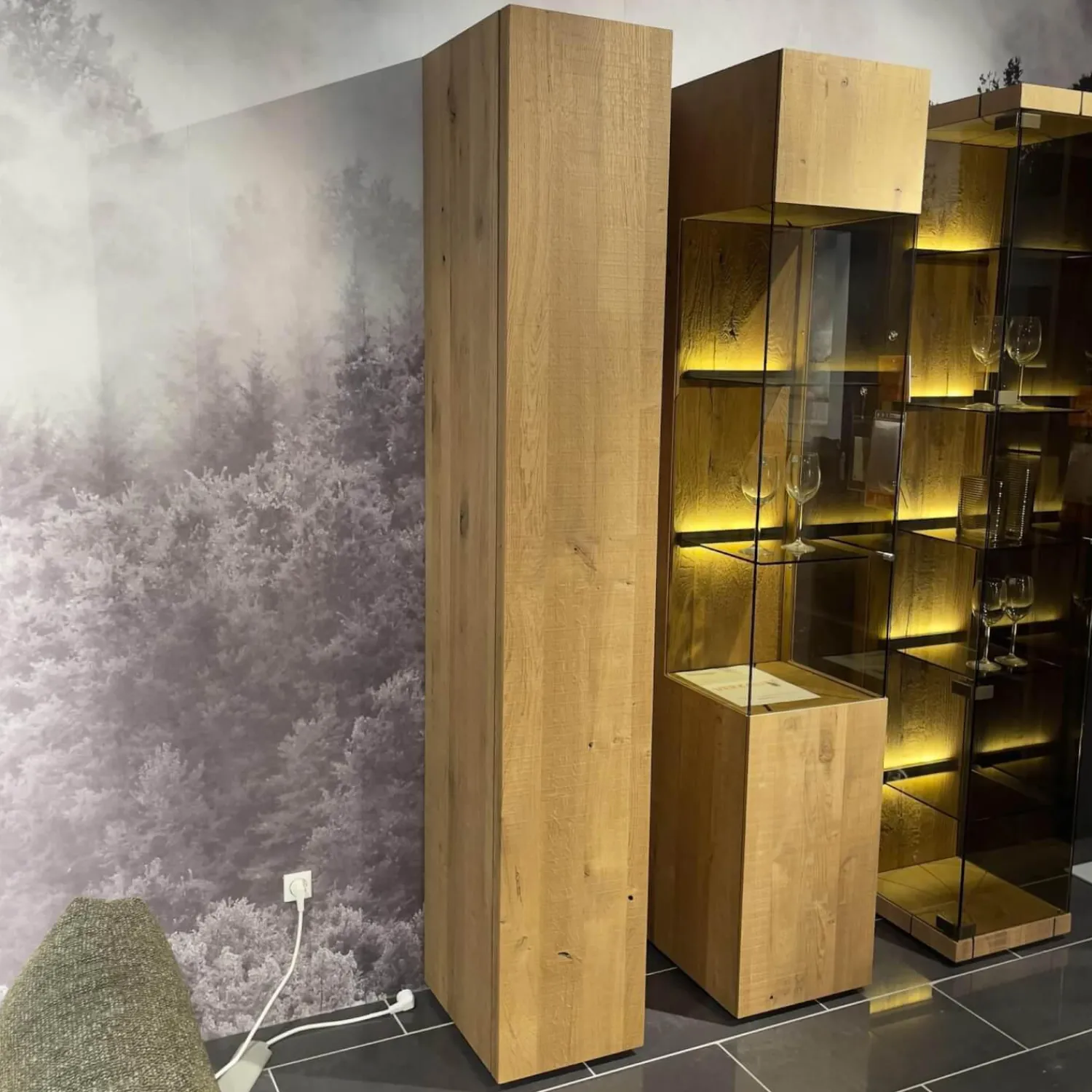 Hartmann Regale|Standelement Benjo Kerneiche Umato Sägerau Gebürstet