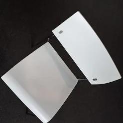 Lampert Richard Einzelstühle|Stapelstuhl Giorgio Weiß Lackiert Gestell Verchromt