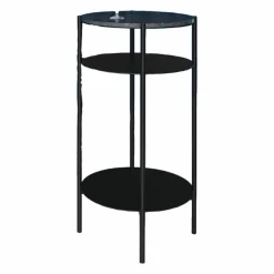 e15 Esstische|Stehtisch Elbe I Platte Marmor Geölt Schwarz Gestell Stahl