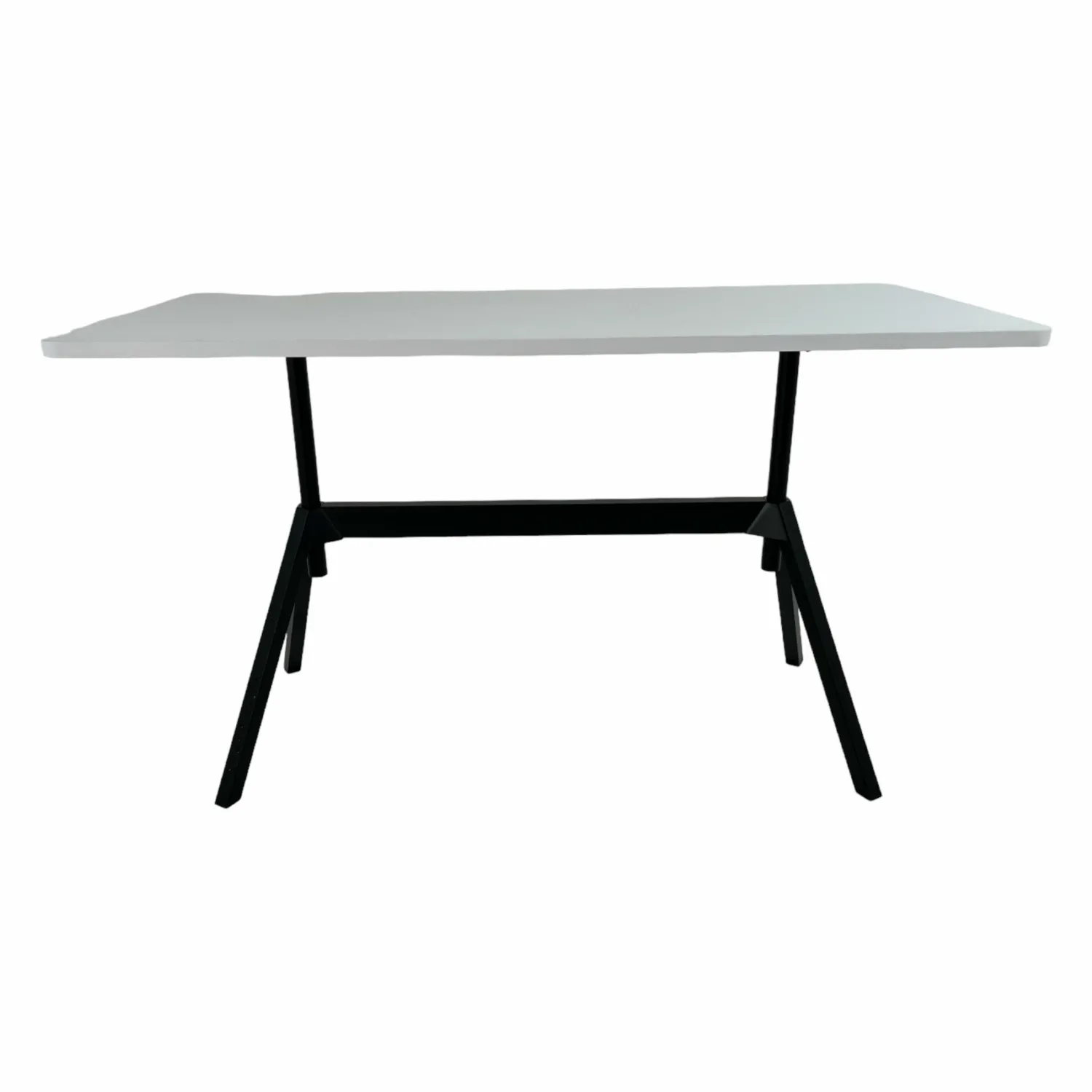 COR Schreibtische & Sekretäre|Stehtisch Level Tischplatte HPL Beschichtet Weiß mit Zargengestell