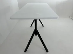 COR Schreibtische & Sekretäre|Stehtisch Level Tischplatte HPL Beschichtet Weiß mit Zargengestell