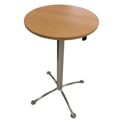 Mayer Beistelltische|Stehtisch Modell 3598+3405 Buche Dekor Gestell Verchromt