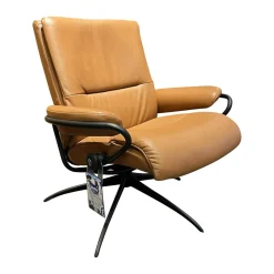 Stressless Relaxsessel|-Sessel Tokyo Leder Noblesse 34 Tigereye Gestell Star 45 Matt Black Low Standard Base