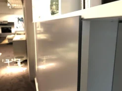 Interlübke Wohnwände & Tv-Lowboards|Studimo Wohnwand Lack Matt Nebel Weiß mit Bar-Element und TV-Feld