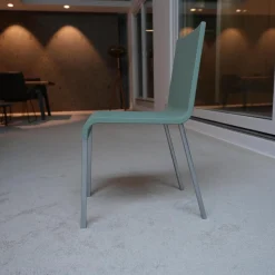 Vitra Einzelstühle|Stuhl 03 Sitzschalenfarbe Mint Untergestell Pulverbeschichtet Silber Glatt