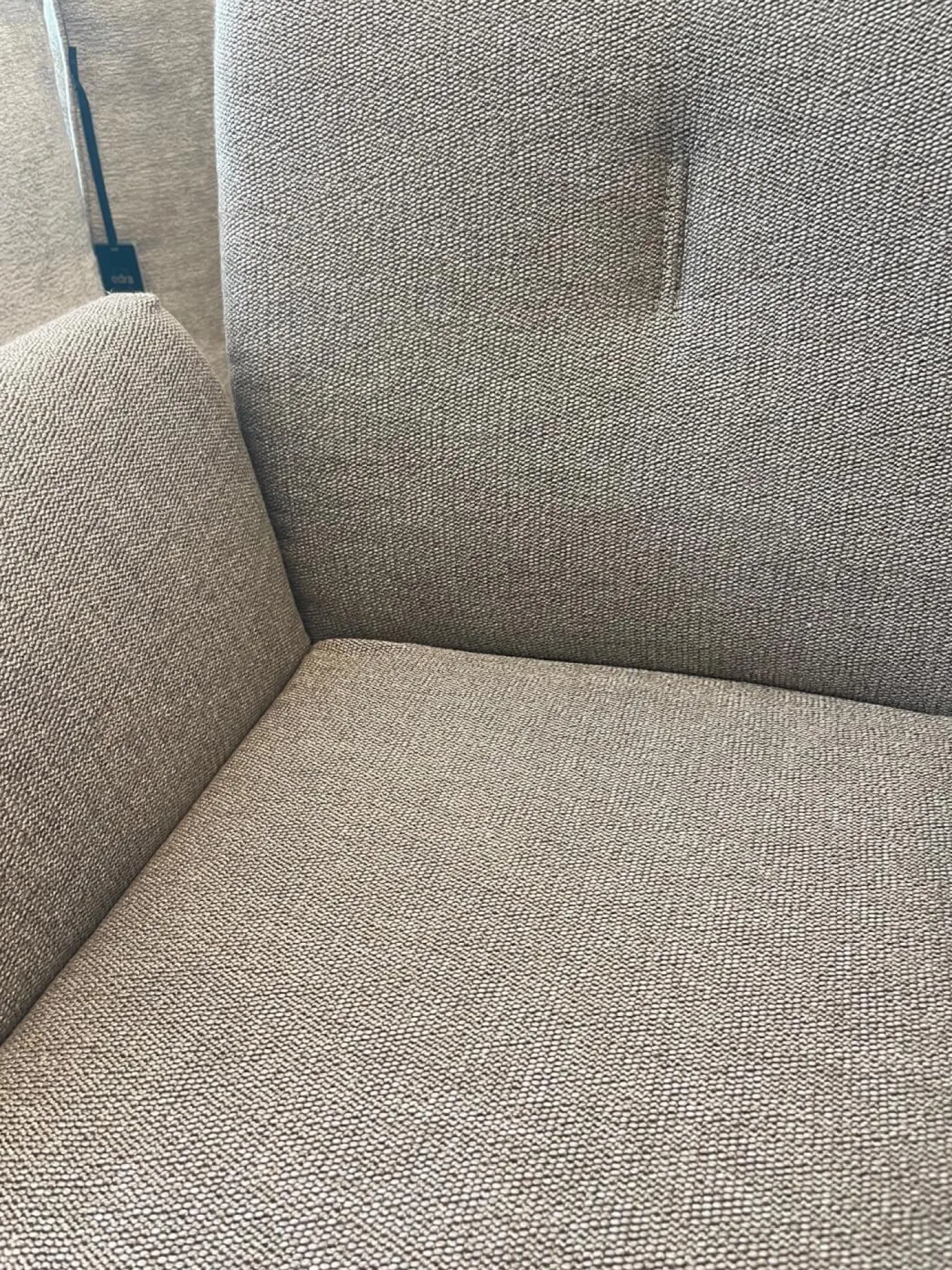 COR Einzelstühle|Stuhl Alvo Stoff 9127 Braun Tellerfuß Schwarz