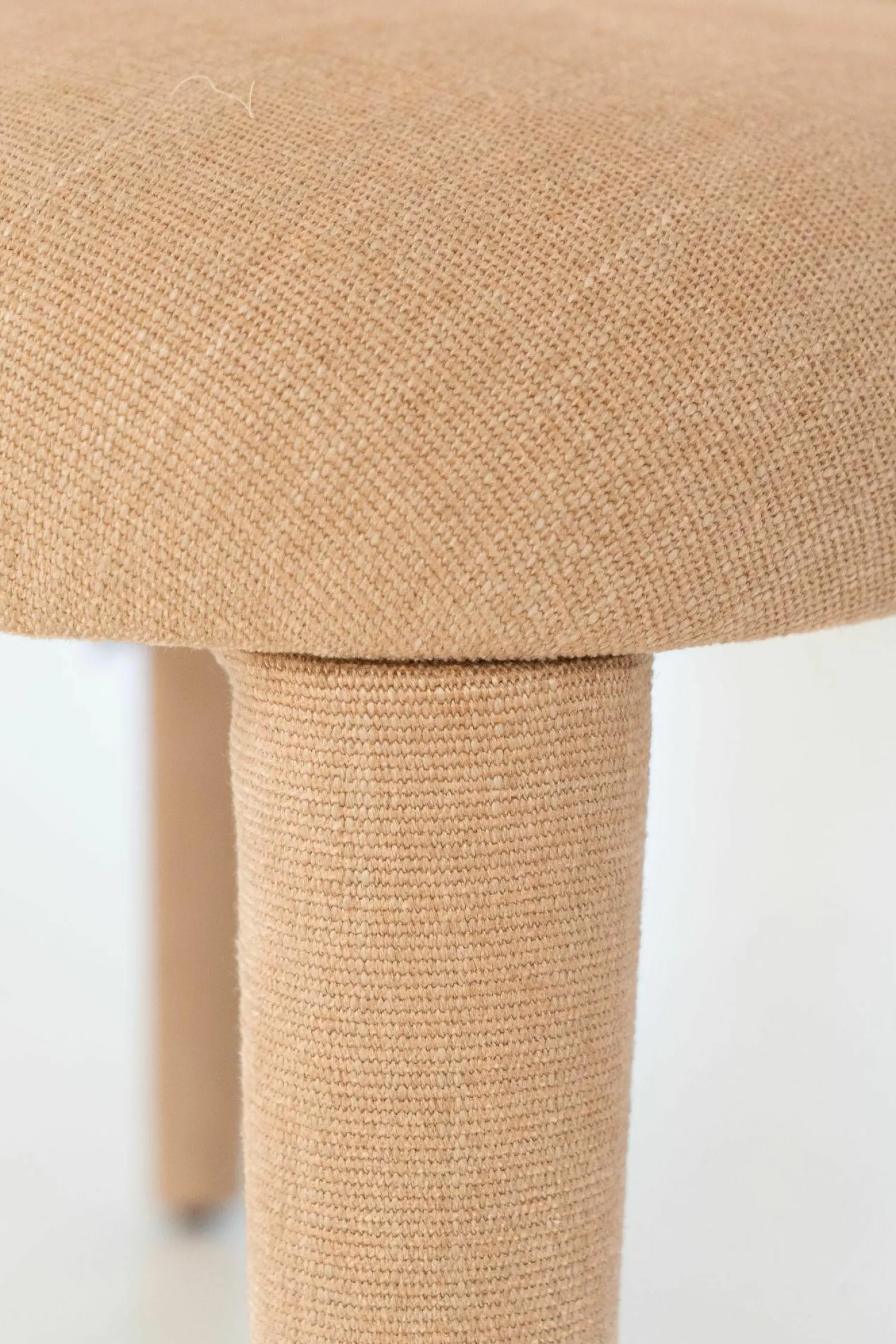 Lema Stuhlsets|Stuhl Babi Stoff TDC139 Cassiopea Braun Rosa Abziehbar Füsse mit Stoff bezogen