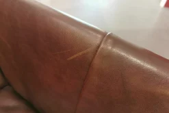 Montis Einzelstühle|Stuhl Chaplin Flex Leder Rancho Sienna Braun Gestell Büro Metall Schwarz Mit Rollen