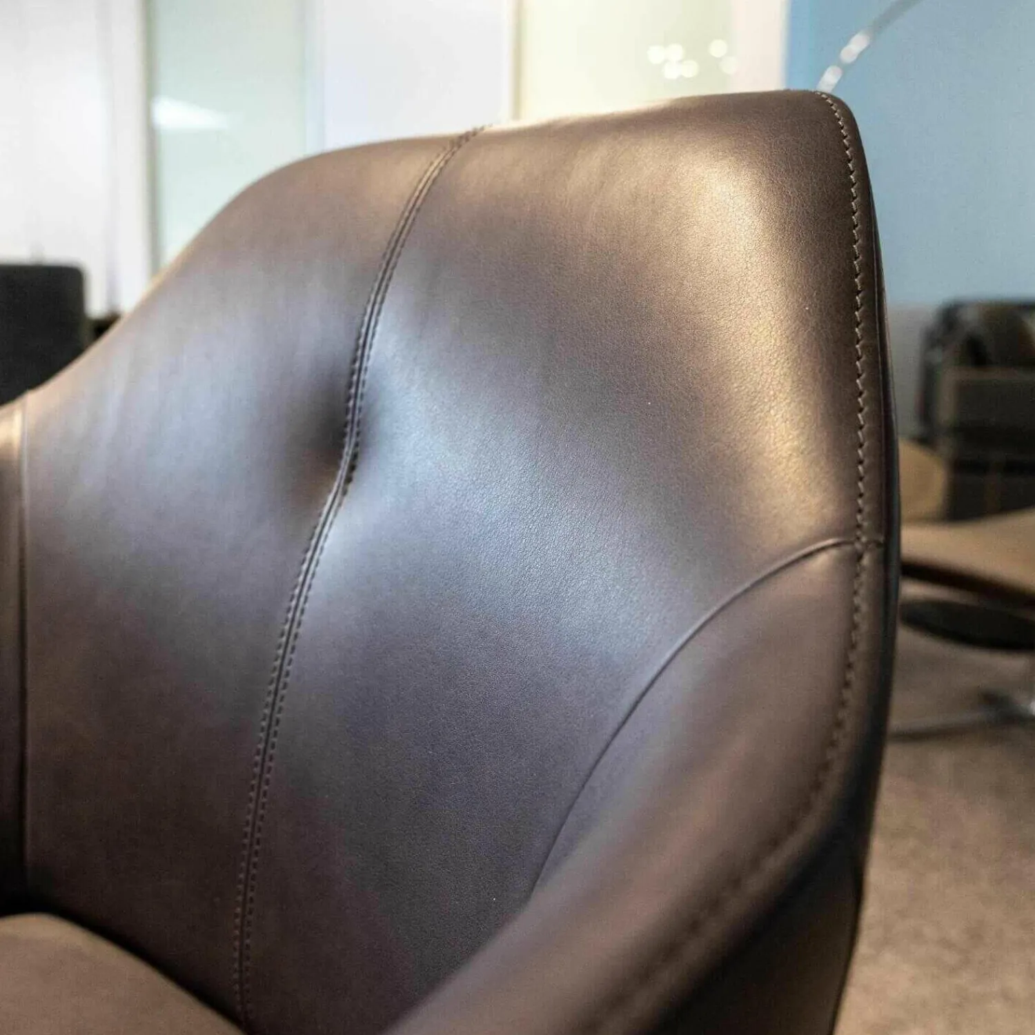 De Sede Einzelstühle|Stuhl DS 279/101 Leder Touch Umbra 02 Braun