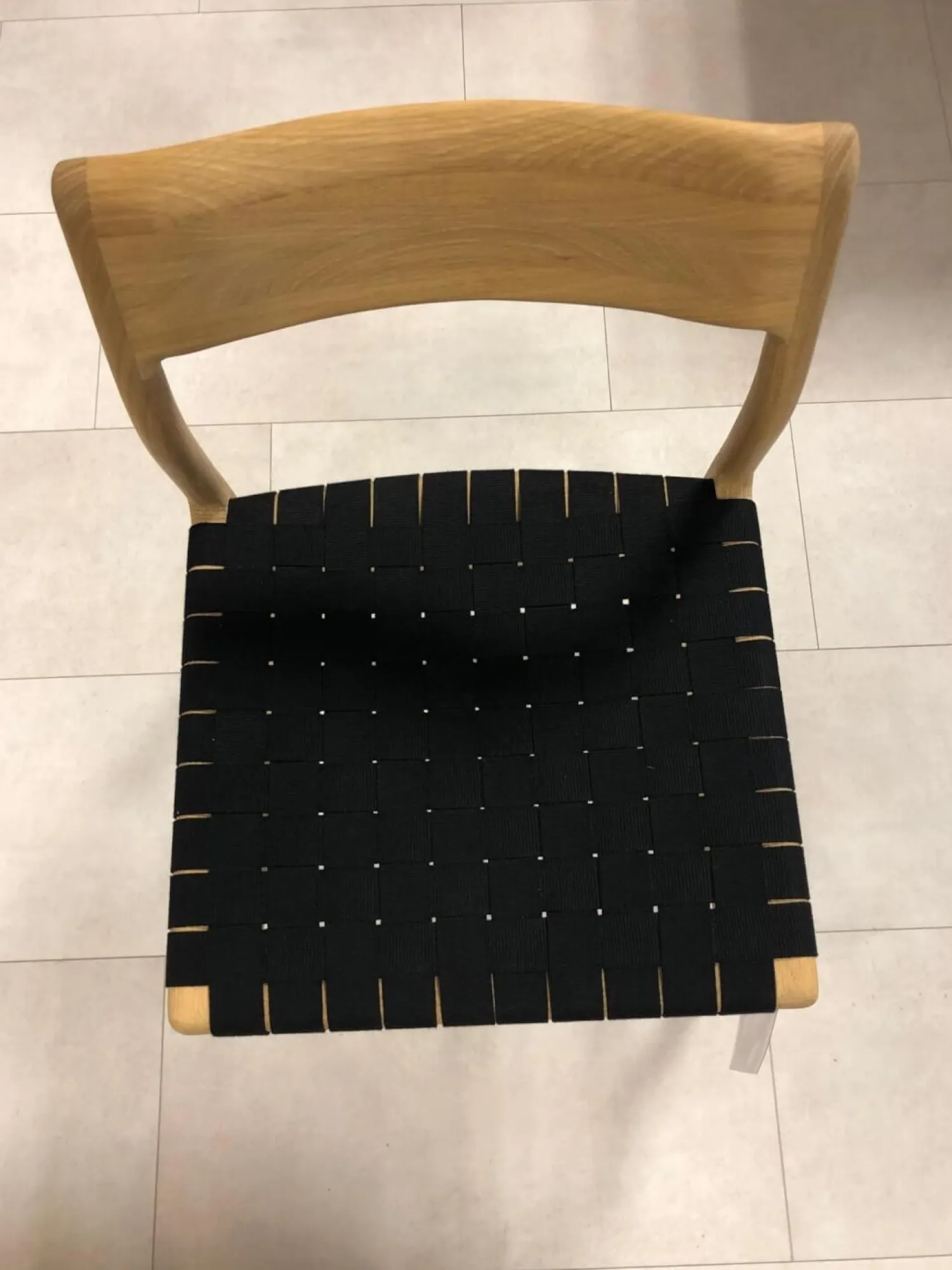 Gazzda Einzelstühle|Stuhl Fawn Eiche Massiv Baumwollgewebe Schwarz