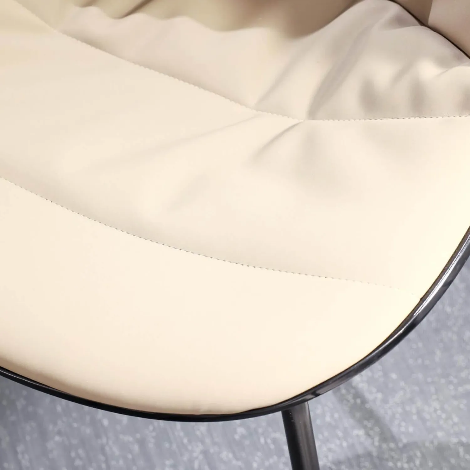 MDF Italia Einzelstühle|Stuhl Flow Chair Gepolstert Bezug Stoff F Londra R304 Farbe 5 Schlamm Gestell S041 Graftitgrau