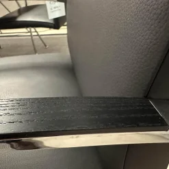 Spiegels Einzelstühle|Stuhl Freischwinger Paco Leder Schwarz Nappa