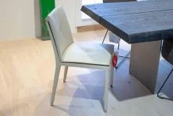 Poltrona Frau Einzelstühle|Stuhl Fritzgerald Bezug Leder Creme