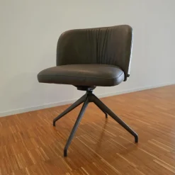 KFF Einzelstühle|Stuhl Gaia Casual V2 Stoff Ascot Toffee 2402 Leder Rawhide Dawn 352