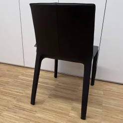 Walter Knoll Einzelstühle|Stuhl Gio Leder Bronco Chocolate