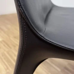 Walter Knoll Einzelstühle|Stuhl Gio Leder Bronco Chocolate