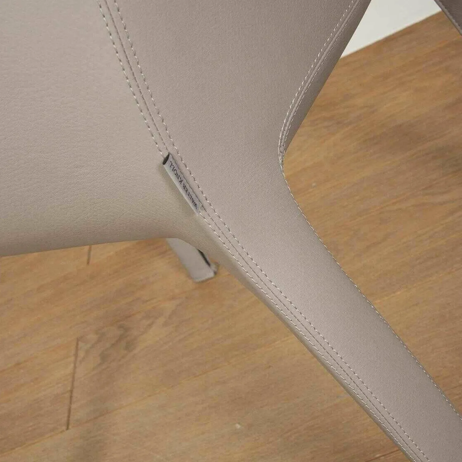 Walter Knoll Einzelstühle|Stuhl Gio Leder Torro Stone mit Armlehnen