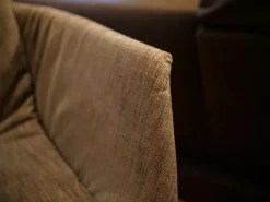 Team 7 Einzelstühle|Stuhl Grand Lui Bezug Stoff Maple MA862 Grau Meliert Drehgestell Schwarz Matt