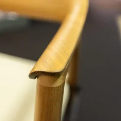 Pedrali Stuhlsets|Einzelstühle|Stuhl Hera Leder PGC Hellgrau Gestell Nussbaum