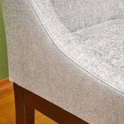 Bielefelder Werkstätten Einzelstühle|Stuhl Leona Stoff Khai JAB 1023 094 Grau Gestell Eiche Schwarz Gebeizt