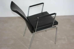 Draenert Einzelstühle|Stuhl Linus 2011-1 Leder 1 Schwarz