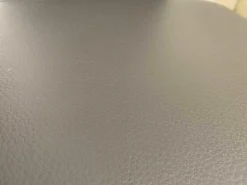 Girsberger Einzelstühle|Stuhl Lynn S AL B105 Leder Donna Grey 7000 Gestell Verchromt