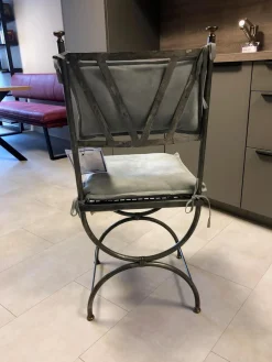 Sprenger Einzelstühle|Stuhl Modell Ferro Rauleder Wassergrün Gestell Ausführung Metall