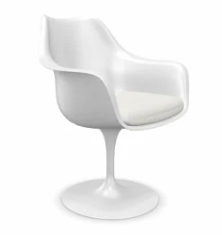 Knoll International Einzelstühle|Stuhl Saarinen Tulip mit Armlehnen