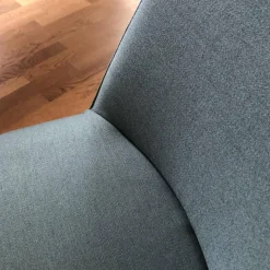 Vitra Einzelstühle|Stuhl Softshell Side Chair Stoff Aura Stahlblau