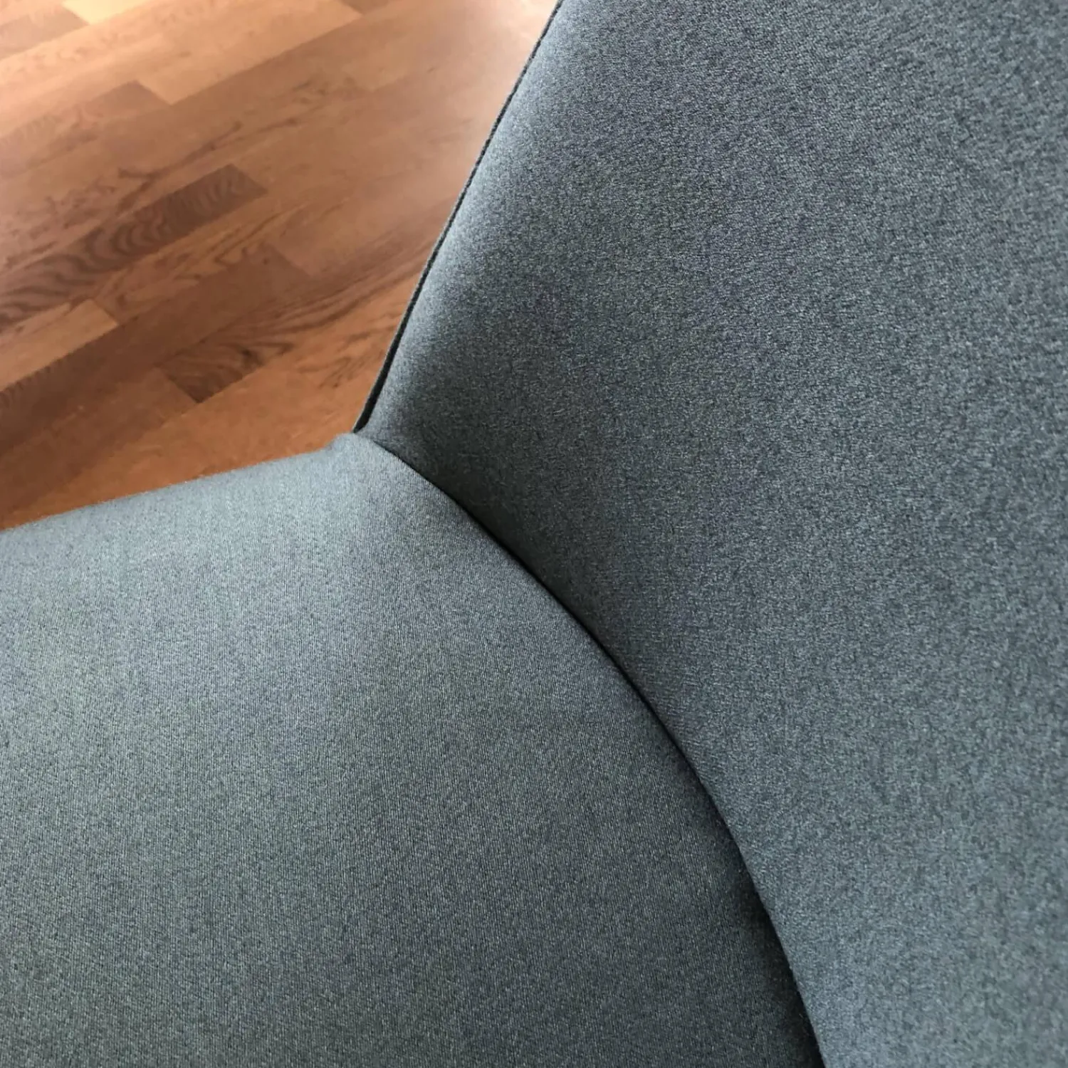 Vitra Einzelstühle|Stuhl Softshell Side Chair Stoff Aura Stahlblau